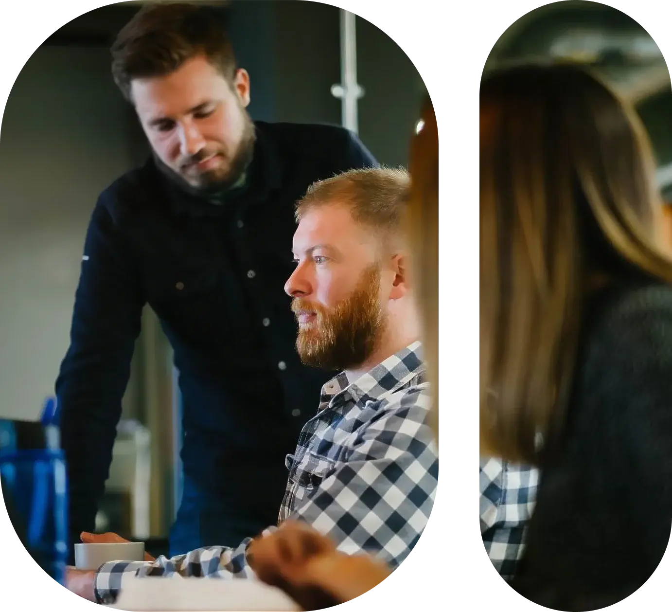 The Elite Travel Management Team at work in the office